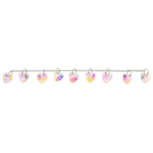 12 Pack: Faceted Glass Heart Beads, 10mm by Bead Landing™